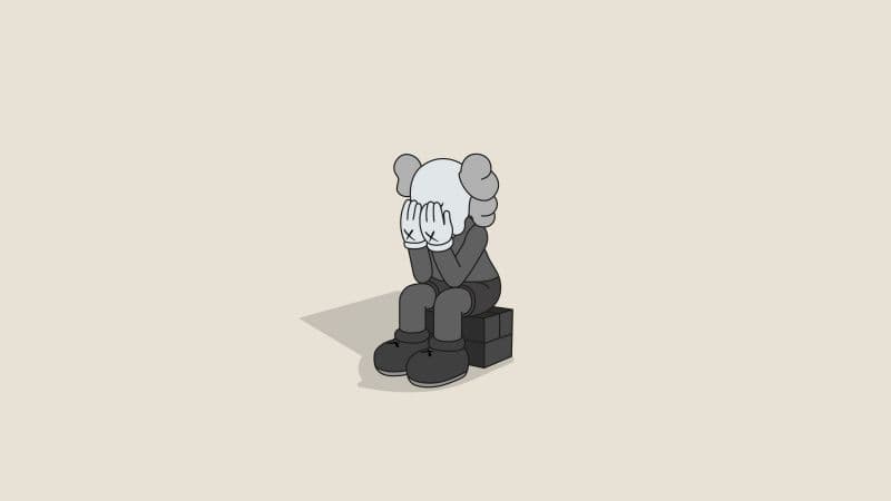 Kaws sad Kaws alone Wallpaper