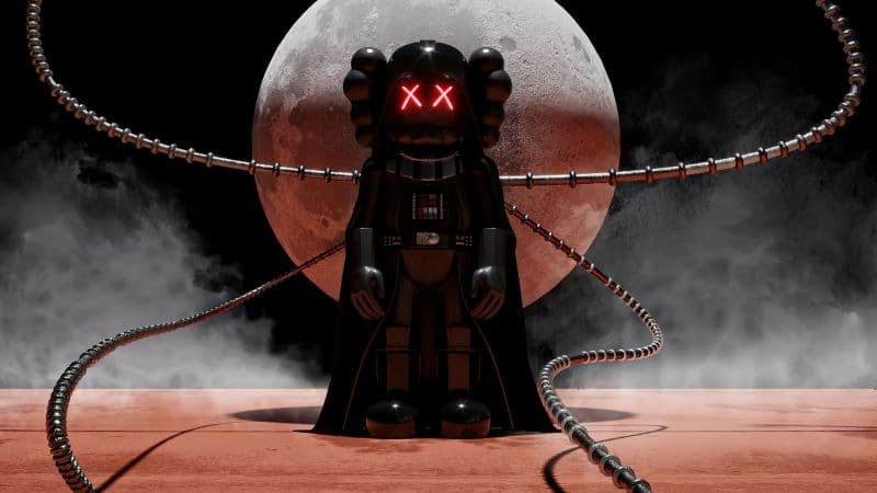 Kaws Darth Vader Wallpaper