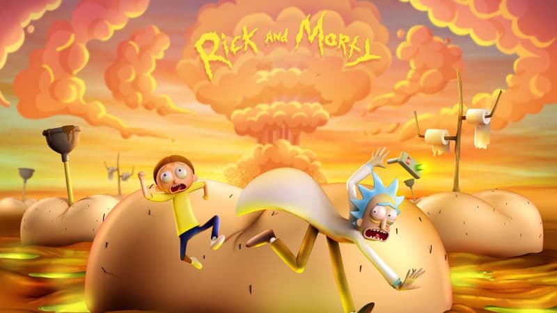 Rick and Morty 5K Wallpaper