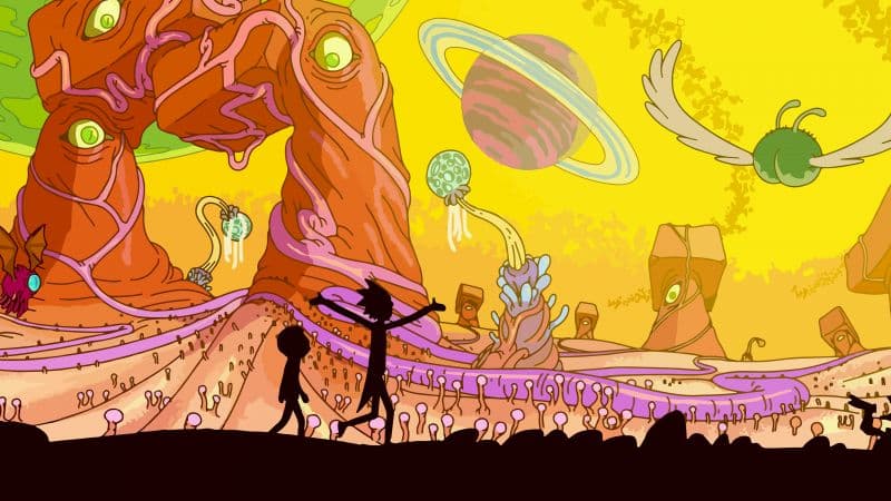 Rick and Morty Cartoon Wallpaper