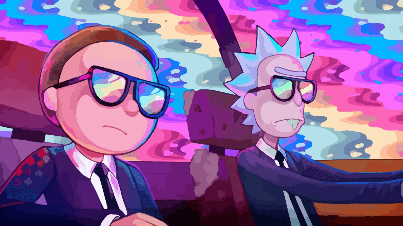 Rick and Morty Run the Jewels Wallpaper