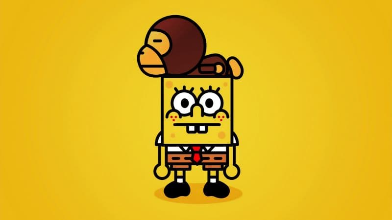 SpongeBob SquarePants Monkey Wallpaper