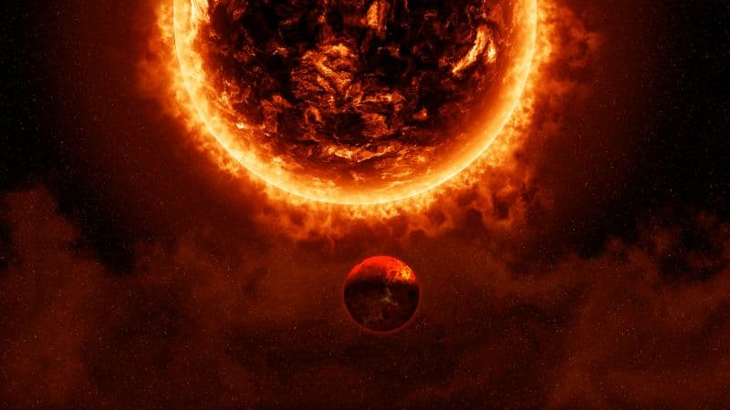 Burning Sun Wallpaper