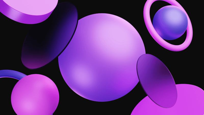 Spheres Shapes Wallpaper