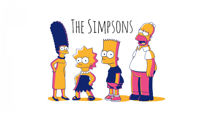 The Simpsons Simpson family Wallpaper