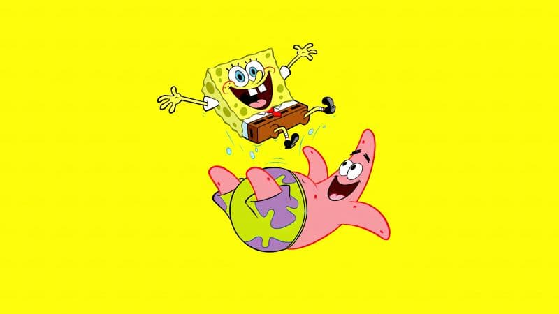 SpongeBob and Patrick Star in SpongeBob SquarePants Wallpaper