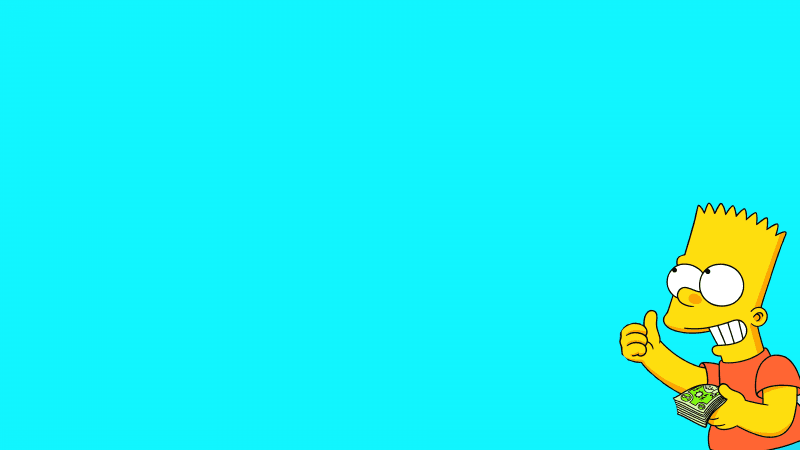 Bart Simpson 8K Wallpaper