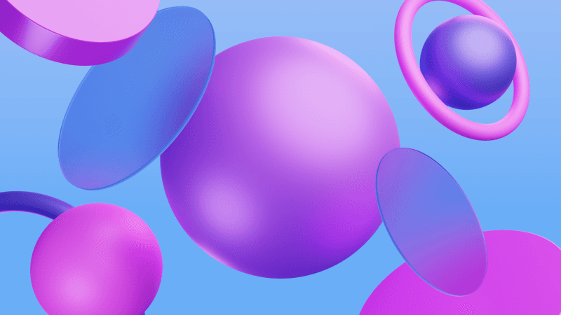 Shapes Spheres Wallpaper