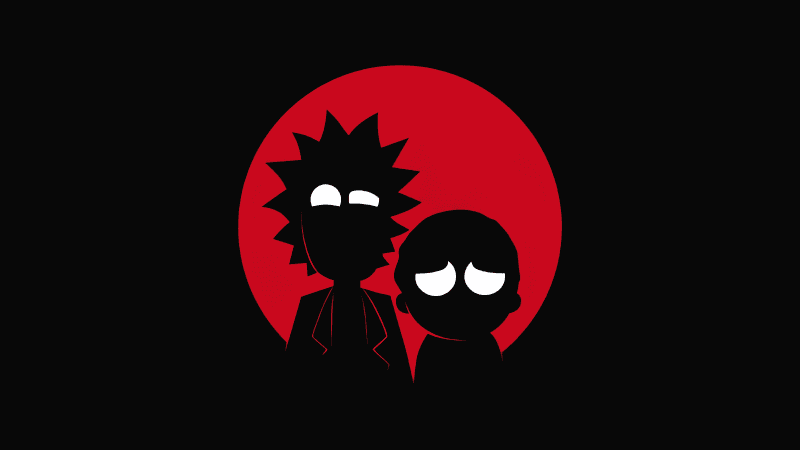 Rick and Morty AMOLED Wallpaper