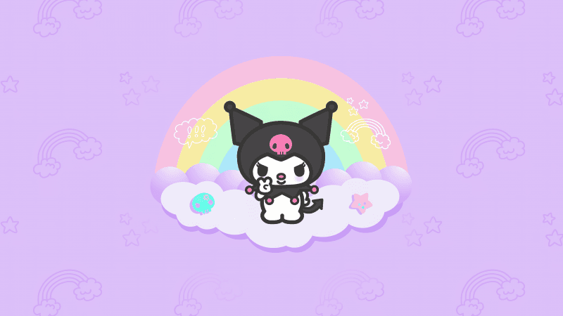 Kuromi Hello Kitty Wallpaper