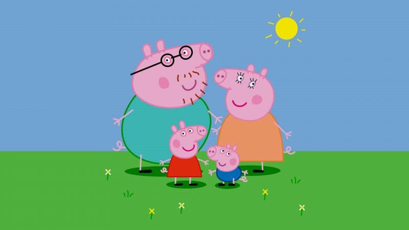Peppa Pig family Daddy Pig Wallpaper
