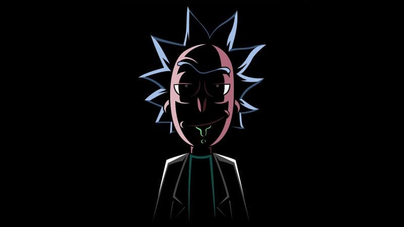 Rick Sanchez AMOLED Wallpaper