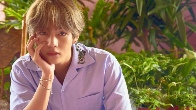 V (BTS) South Korean Singer Wallpaper