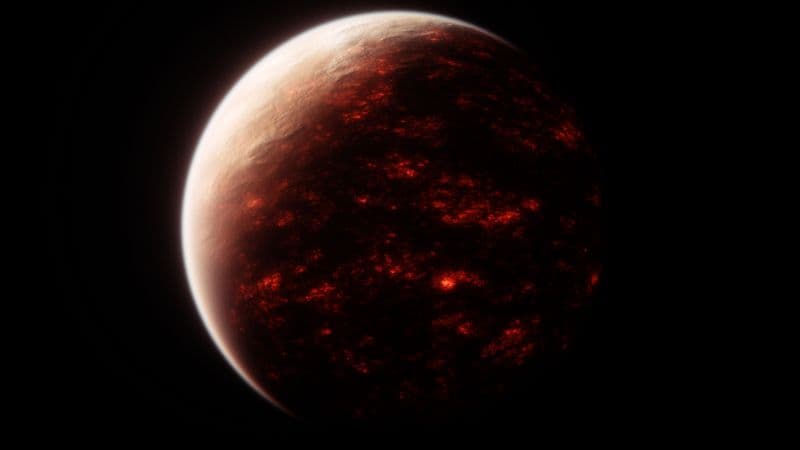 Red planet Burning Wallpaper