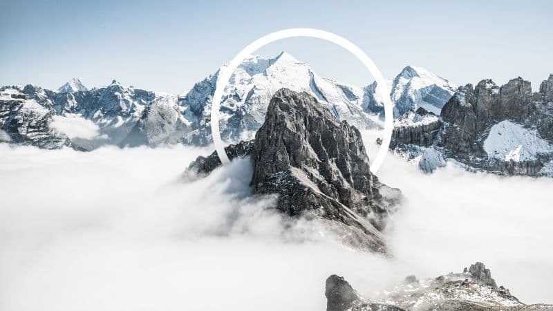Alps mountains Geometric Wallpaper