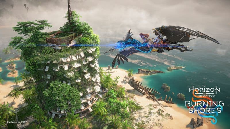 Burning Shores Horizon Forbidden West Wallpaper