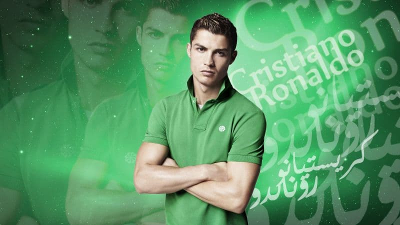 Cristiano Ronaldo Green Wallpaper