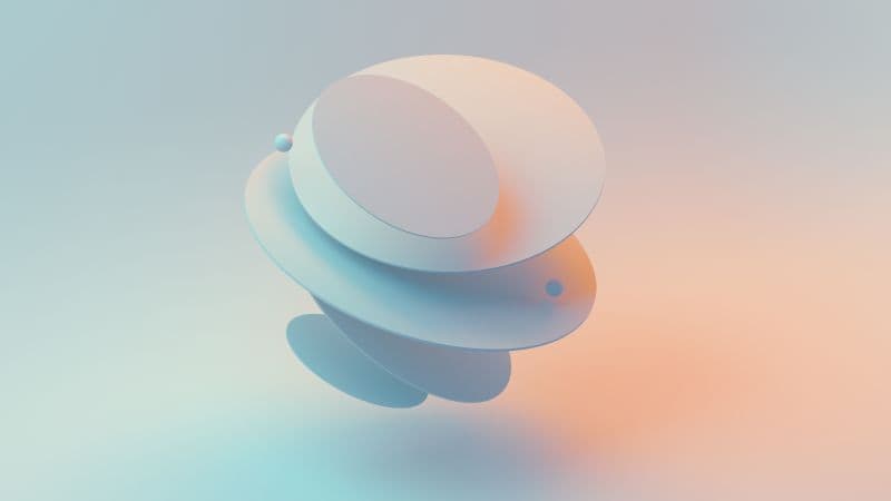 3D Render Gradient background Wallpaper
