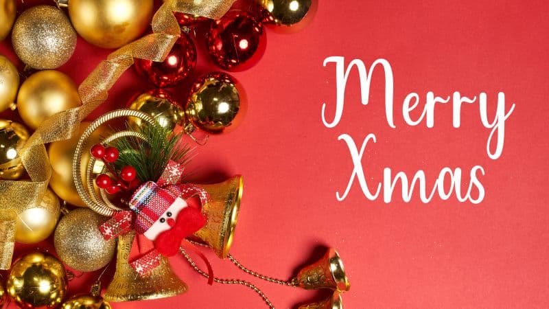 Merry Xmas Christmas decoration Wallpaper