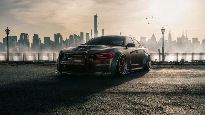 Dodge Charger Hellcat 5K Wallpaper