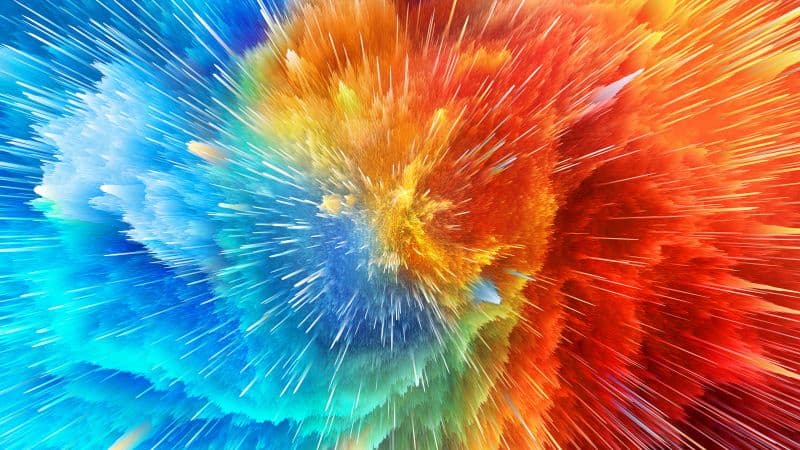 Colorful background Color explosion Wallpaper