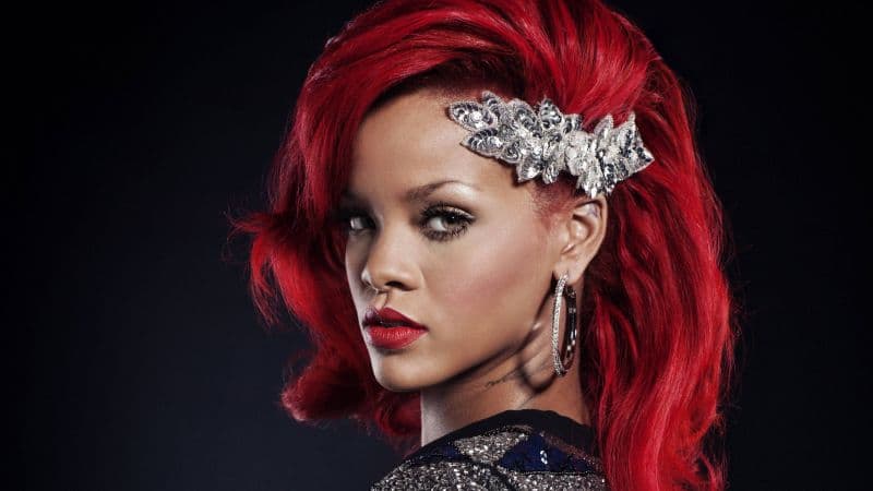 Rihanna Dark background Wallpaper