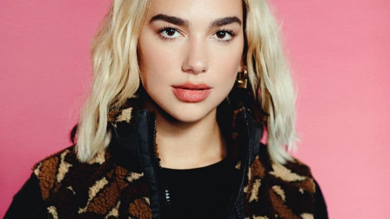 Dua Lipa Pastel pink Wallpaper